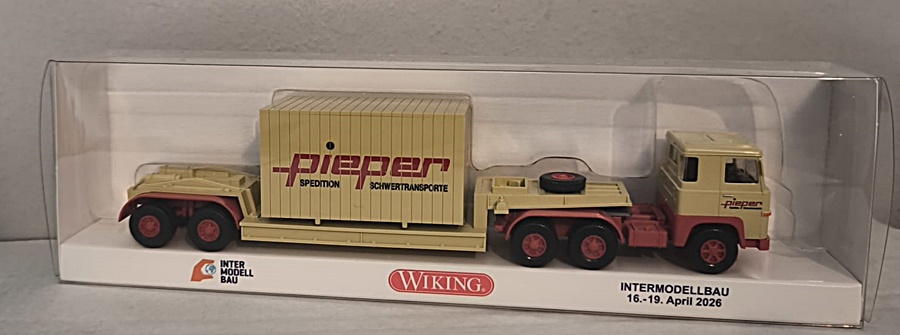 Wiking 050306 | Scania 111 | Tiefladesattelzug | Pieper | 1:87