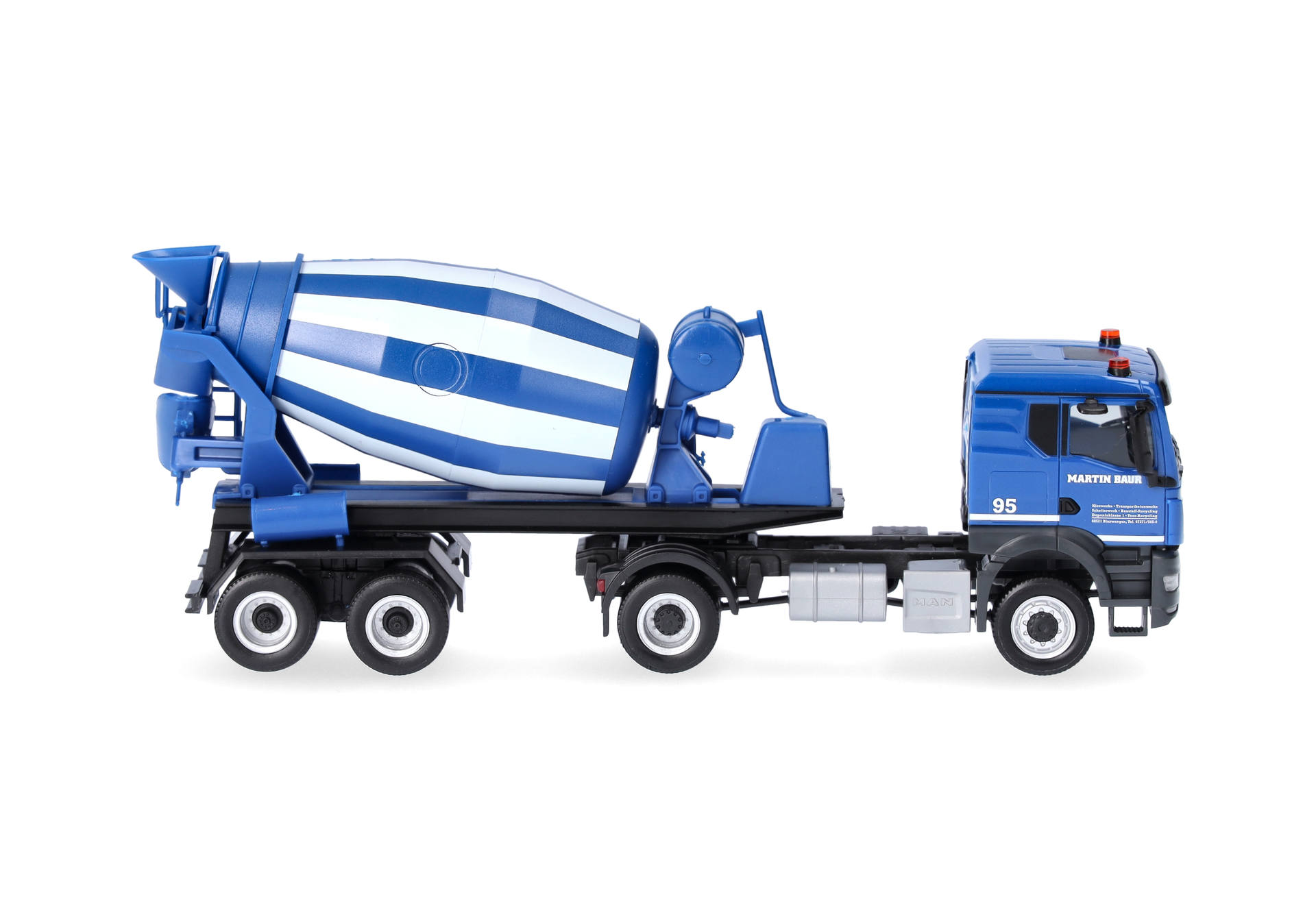 Herpa 320375 | MAN TGS TN | Betonmischer-Sattelzug | Martin Baur | 1:87