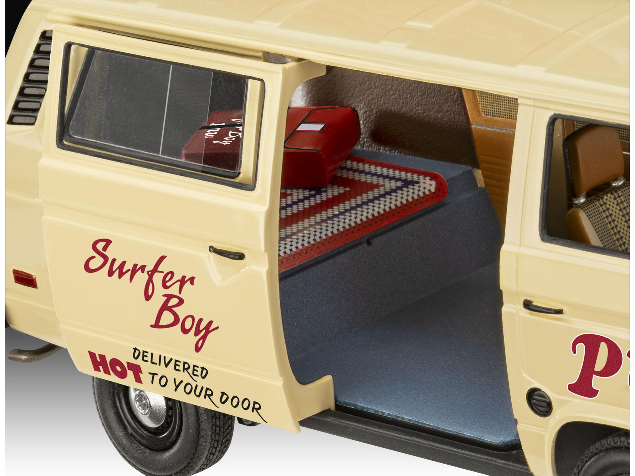 Revell 07725  | Stranger Things | Argyle’s VWT3 Surfer Boy Pizza V | 1:25