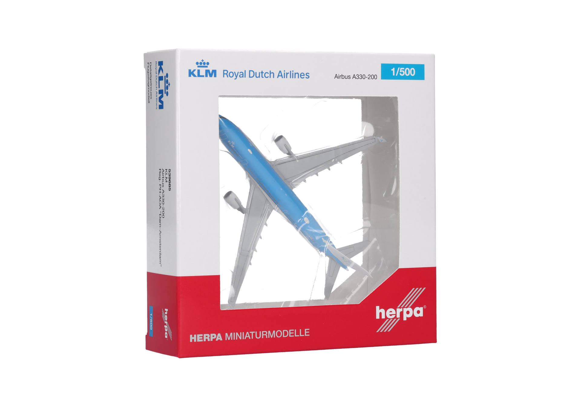 Herpa Wings 539685 | KLM Airbus A330-200 | 1:500
