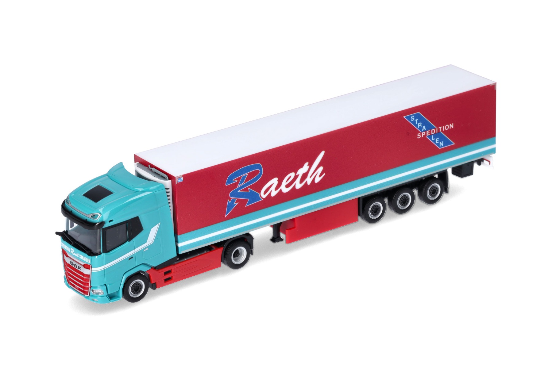 Herpa 316620 | DAF XG | Kühlkoffer-Sattelzug | Raeth (NRW/Straelen) | 1:87