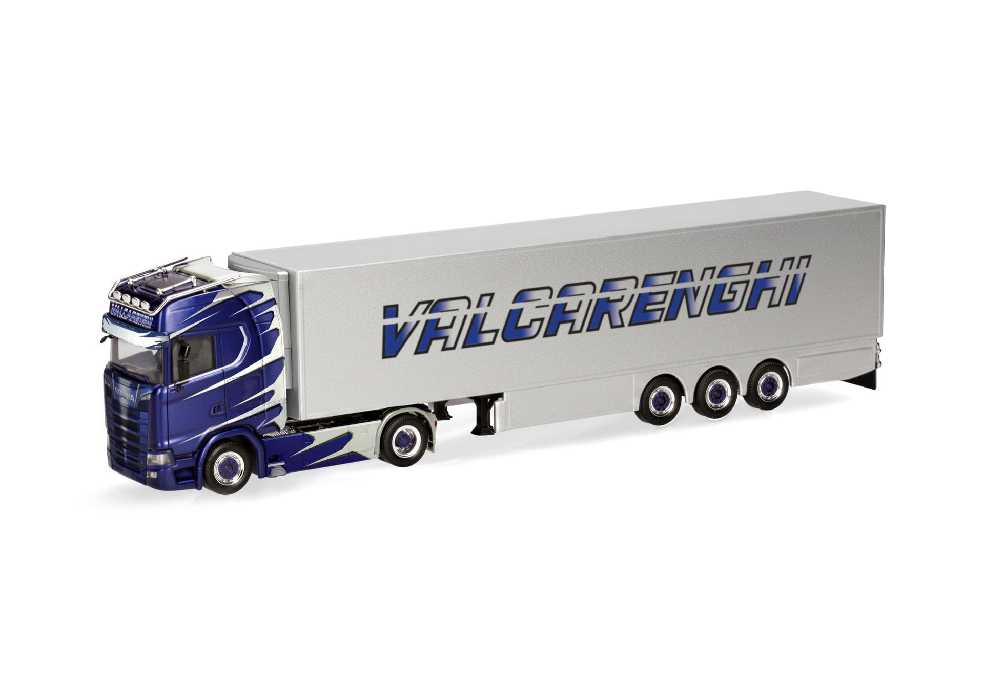 Herpa 321075 | Scania CS 20 HD | Kühlkoffer-Sattelzug | Bruno Valcarenghi (I) | 1:87