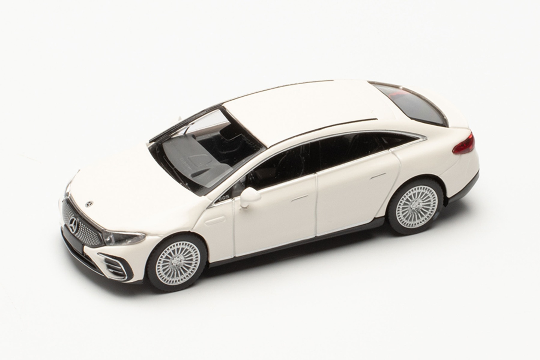 Herpa 421041 - Mercedes EQ EQS, polarweiß. 1:87