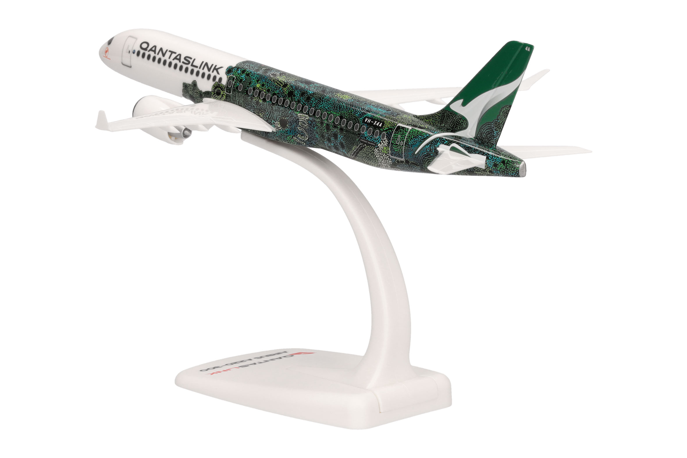Herpa Wings SF 614399 | QantasLink | Airbus A220-300 - Flying Art Series / Minyma Kutjara Tjukurpa – VH-X4A | 1:200