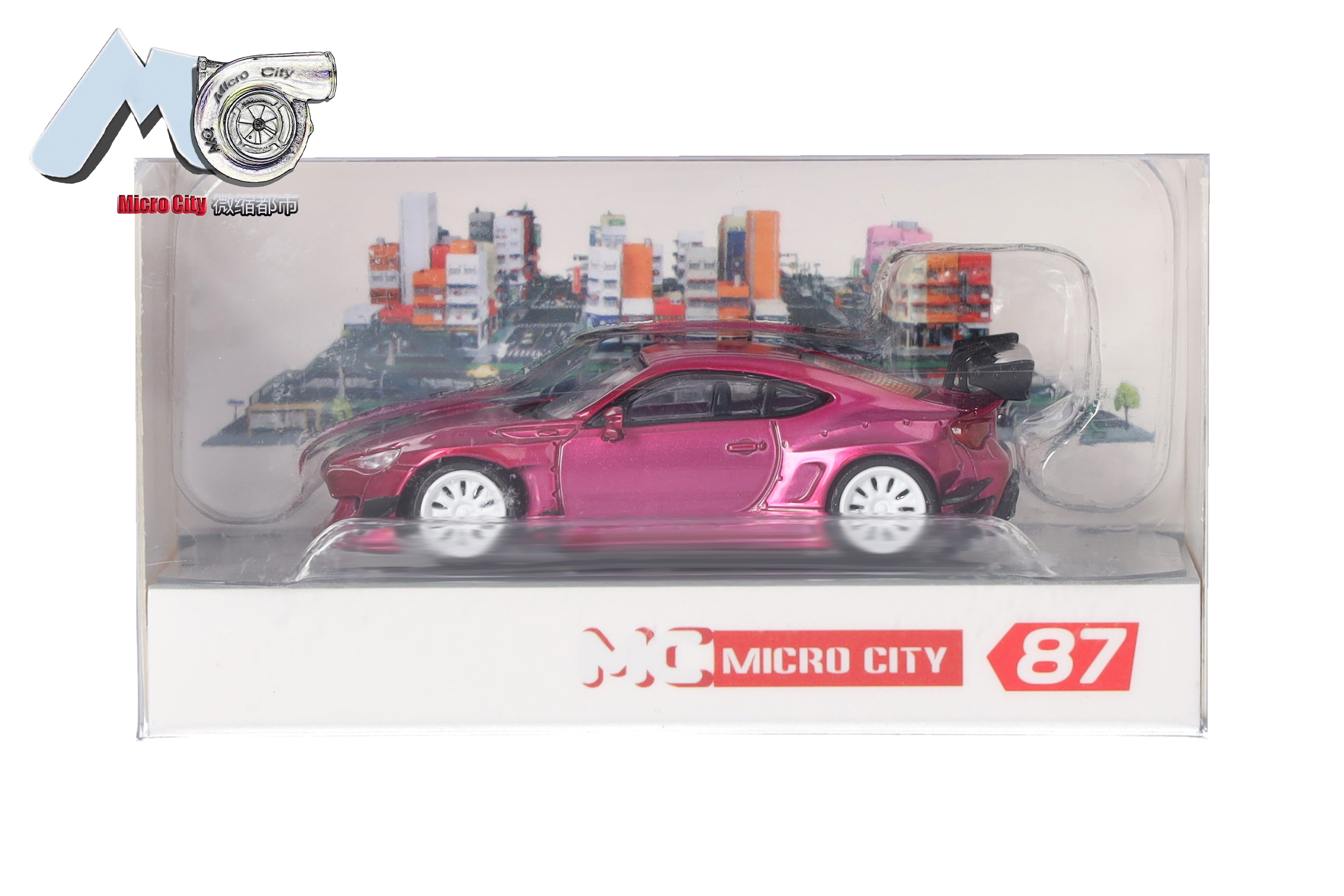 Herpa MicroCity 87MC000070 | Toyota GT86 | pink | 1:87