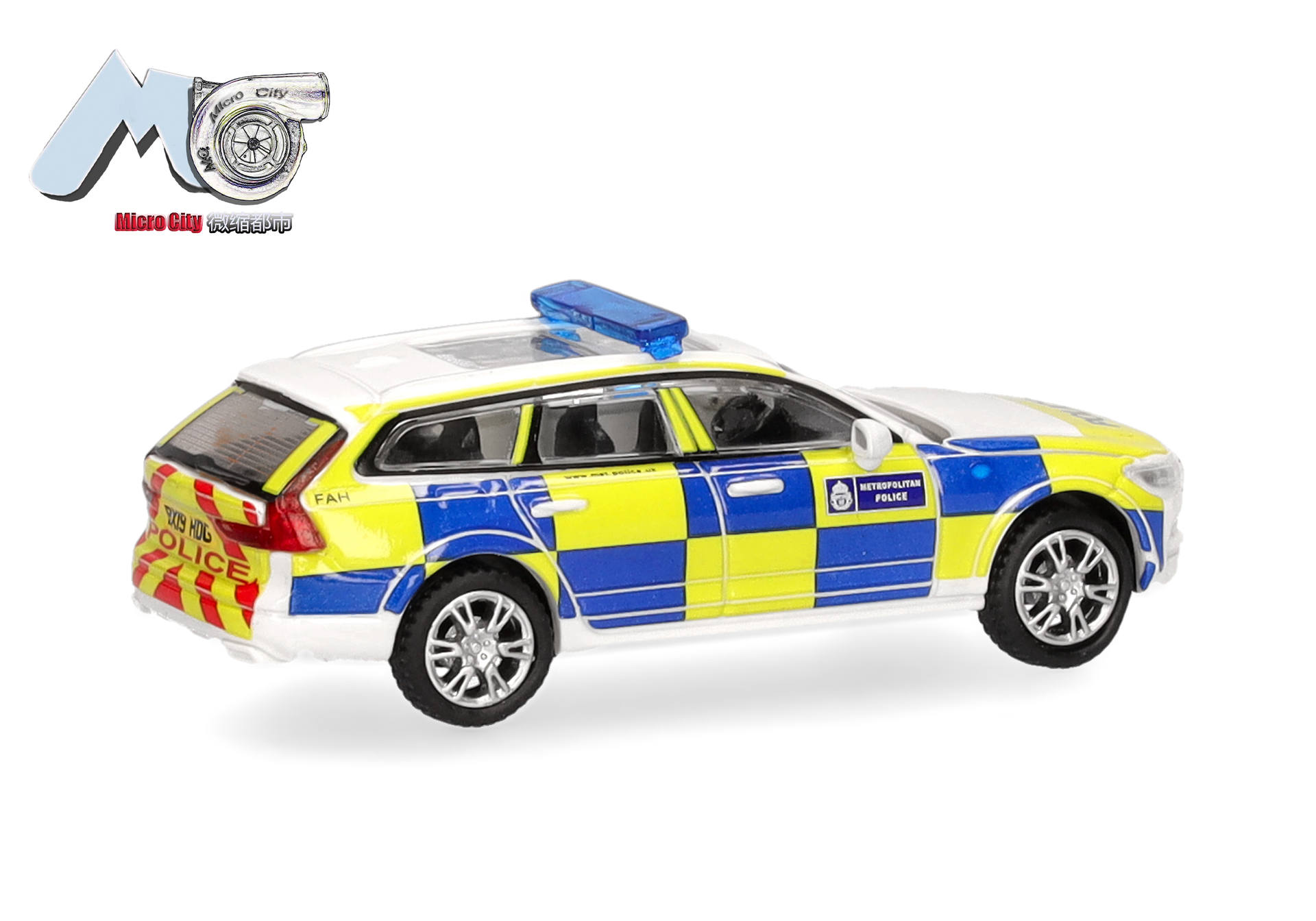 MicroCity 87MC000022 | Volvo V90 | Police UK (ab 2017) | 1:87