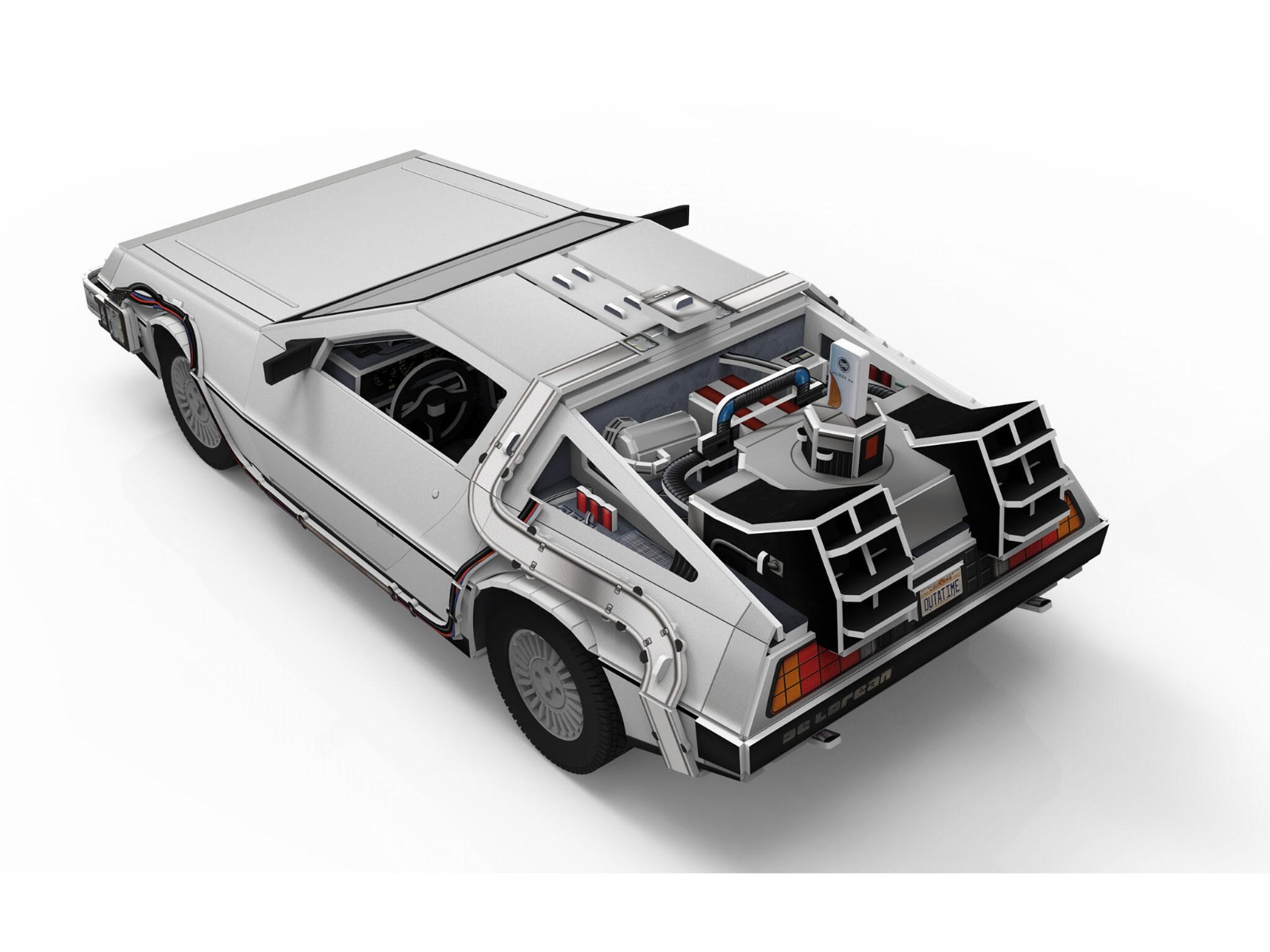 Revell 3D Puzzle 00221 - Time Machine - Back to the Future