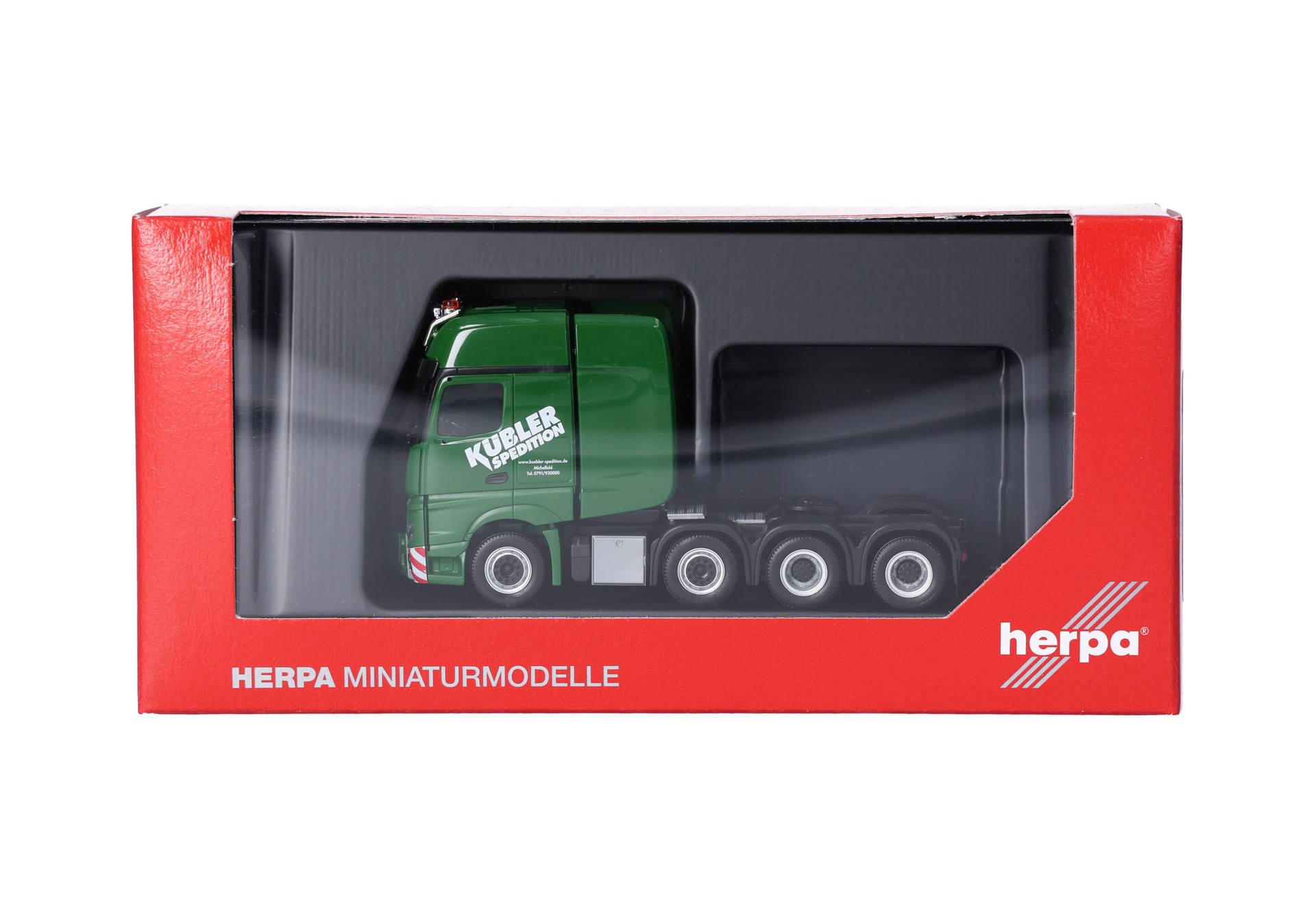 Herpa 321327 | MB Actros L Gigaspace | Schwerlastzugmaschine | 4achs | Kübler | 1:87