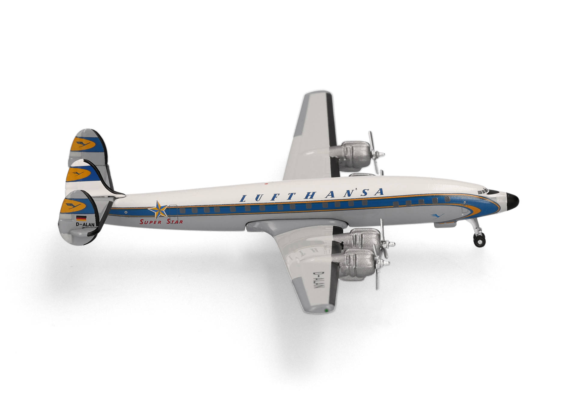 Herpa Wings 539357 | Lufthansa | Lockheed L-1649A Super Star | D-ALAN | 1:500