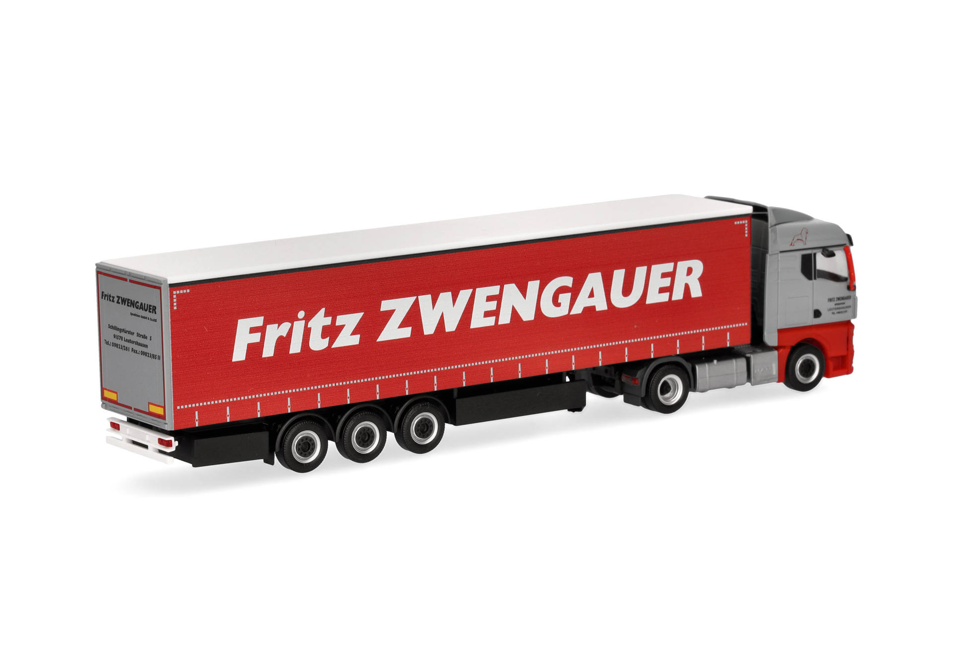 Herpa 319911 | MAN TGX GM Gardinenplanen-Sattelzug | Zwengauer | 1:87