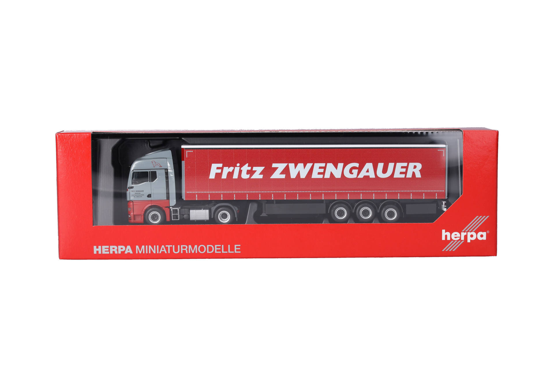 Herpa 319911 | MAN TGX GM Gardinenplanen-Sattelzug | Zwengauer | 1:87