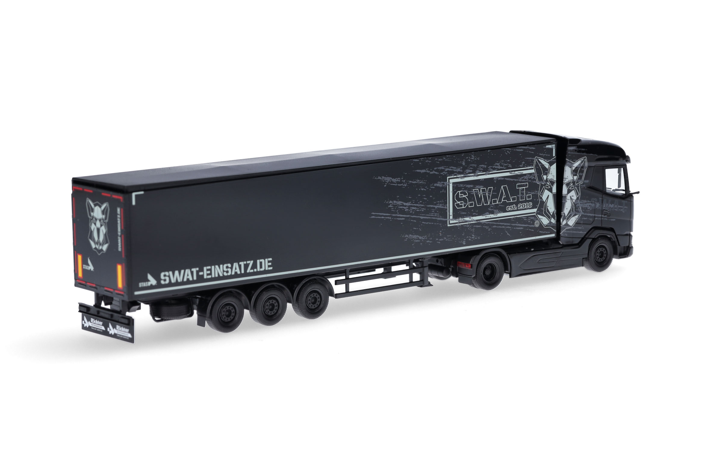 Herpa 317603 | DAF XG | Schubboden-Sattelzug | S.W.A.T  | 1:87