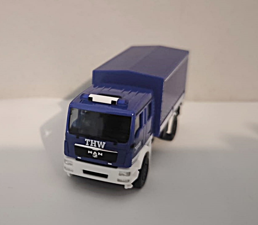 Herpa 962254 | MAN TGM Mehrzweckkraftwagen (MzKW) | THW Ansbach | 1:87