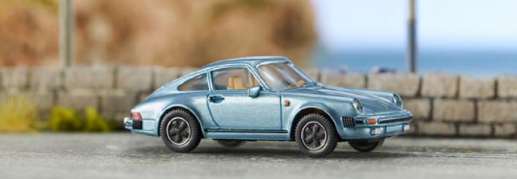 Wiking 016104 | Porsche 911 SC | hellblau-metallic | 1:87
