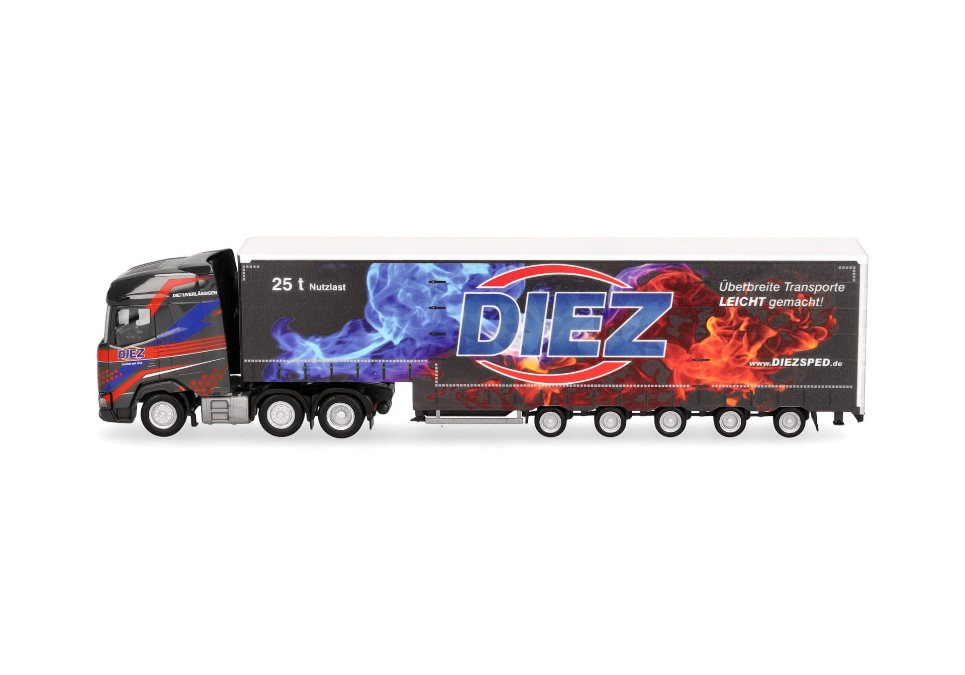 Herpa 319263 | DAF XG Volumengardinenplanen-Sattelzug | Diez | 1:87