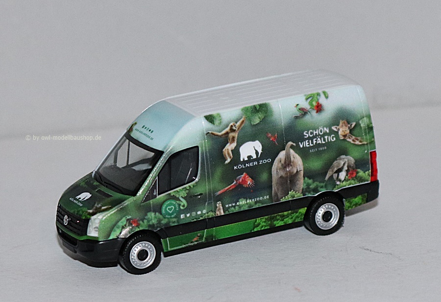 Herpa 950794 - VW Crafter Kasten HD "ZOO Köln". 1:87