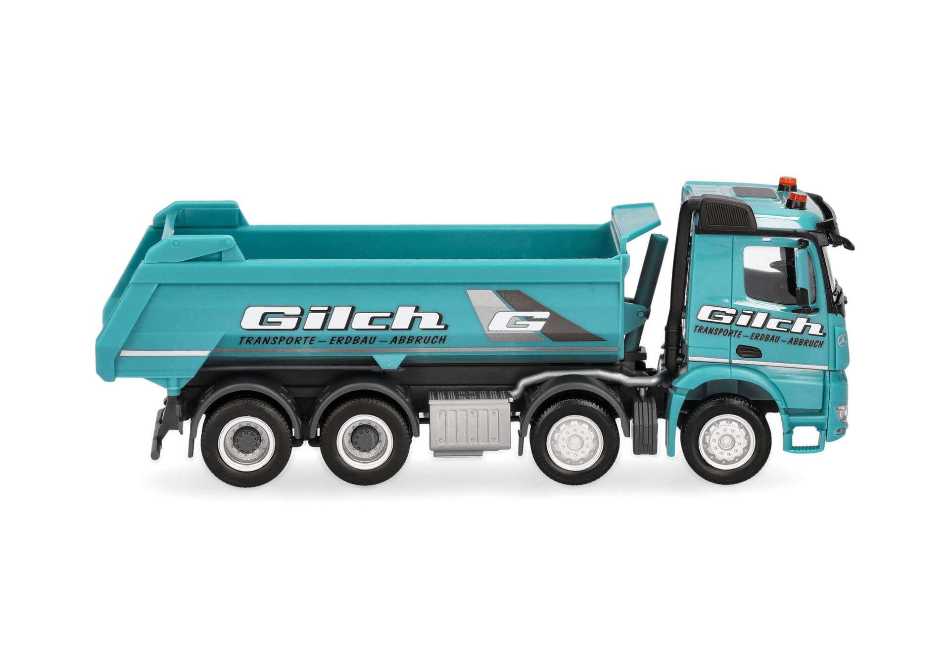 Herpa 321174 | MB Arocs Rundmulden-LKW | Gilch Erdbau und Transport | 1:87