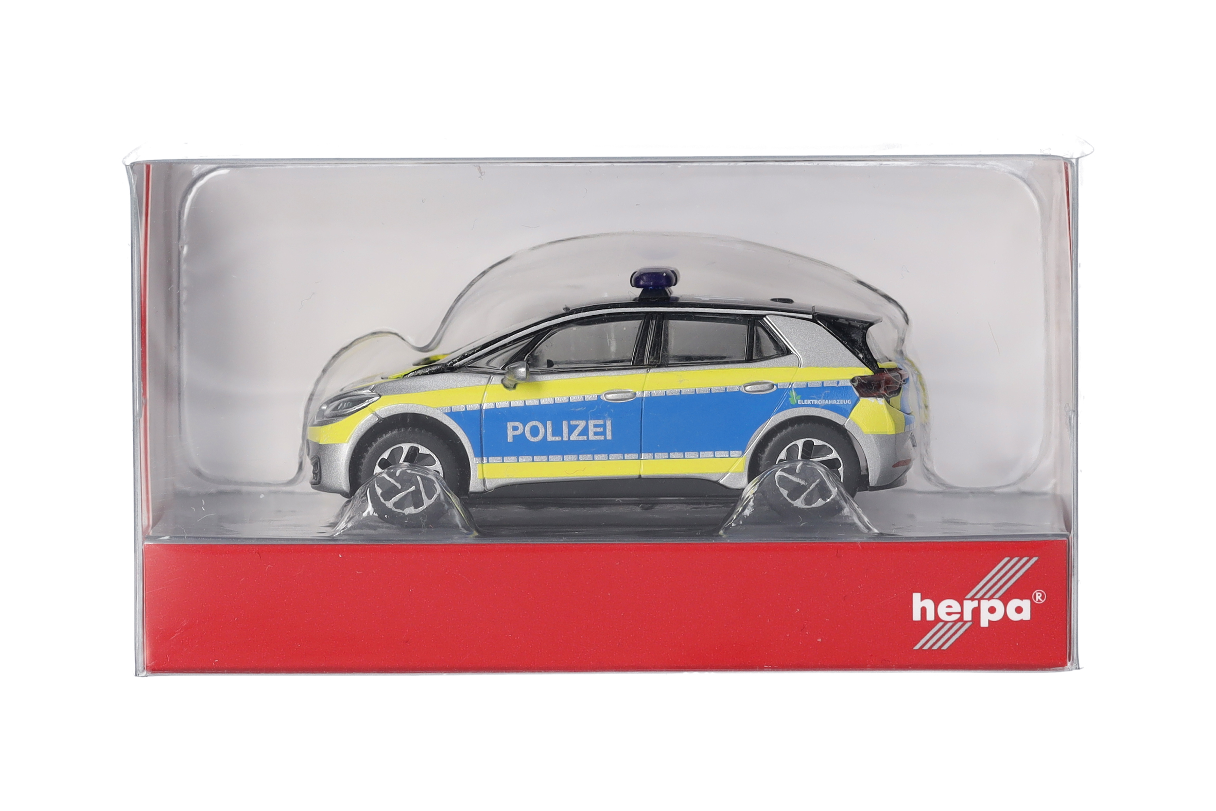 Herpa 097352 | Volkswagen (VW) ID.3 | Polizei Hamburg | 1:87