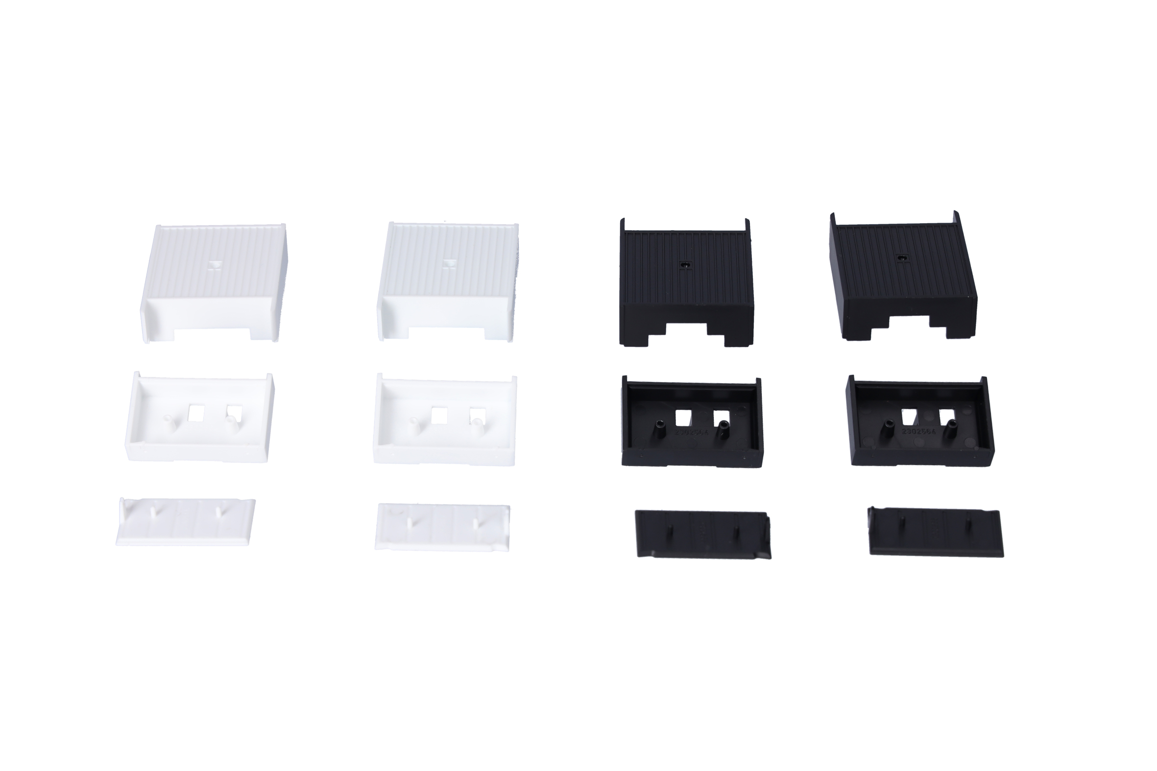 Herpa Zubehör 054690 | Palettenkasten u. Werkzeugkasten (SCHMITZ) | 2x weiß u. schwarz | 1:87