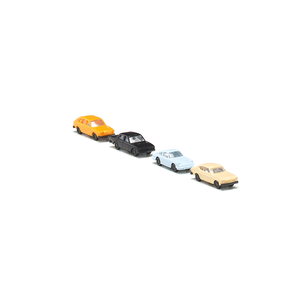 Wiking 091307 | Vier klassische Personenwagen | Spur N | 1:160