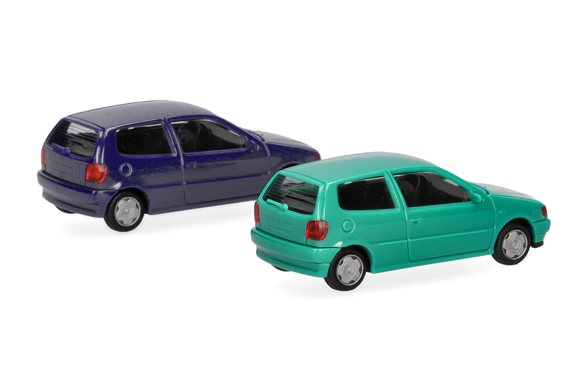 Herpa MiniKit 012140-007 | 2er-Set | VW Polo 2-Türig | Pistazie/Chagallblau | 1:87
