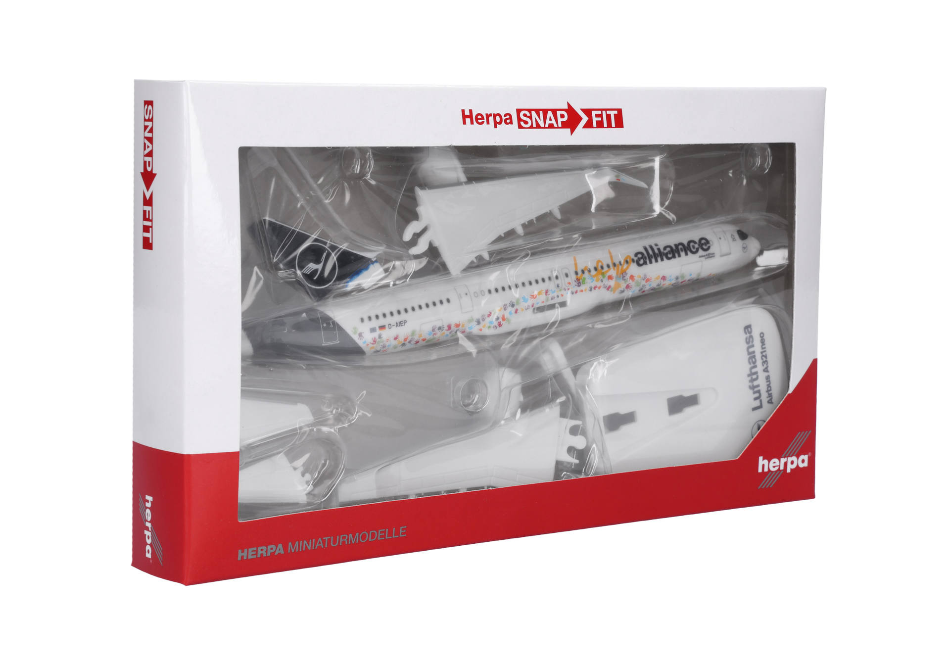Herpa Wings SF 614832 | Lufthansa Airbus A321neo | Help Alliance - D-AIEP | 1:200