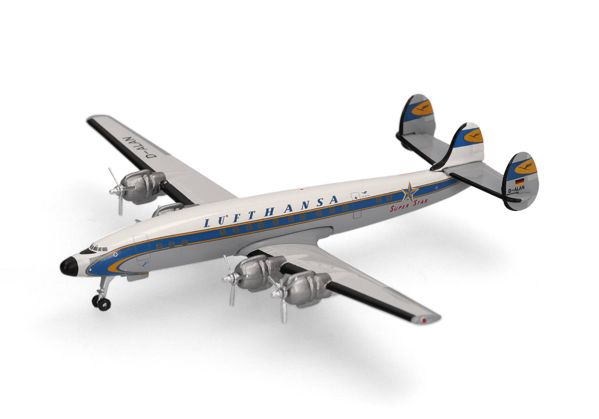 Herpa Wings 539357 | Lufthansa | Lockheed L-1649A Super Star | D-ALAN | 1:500