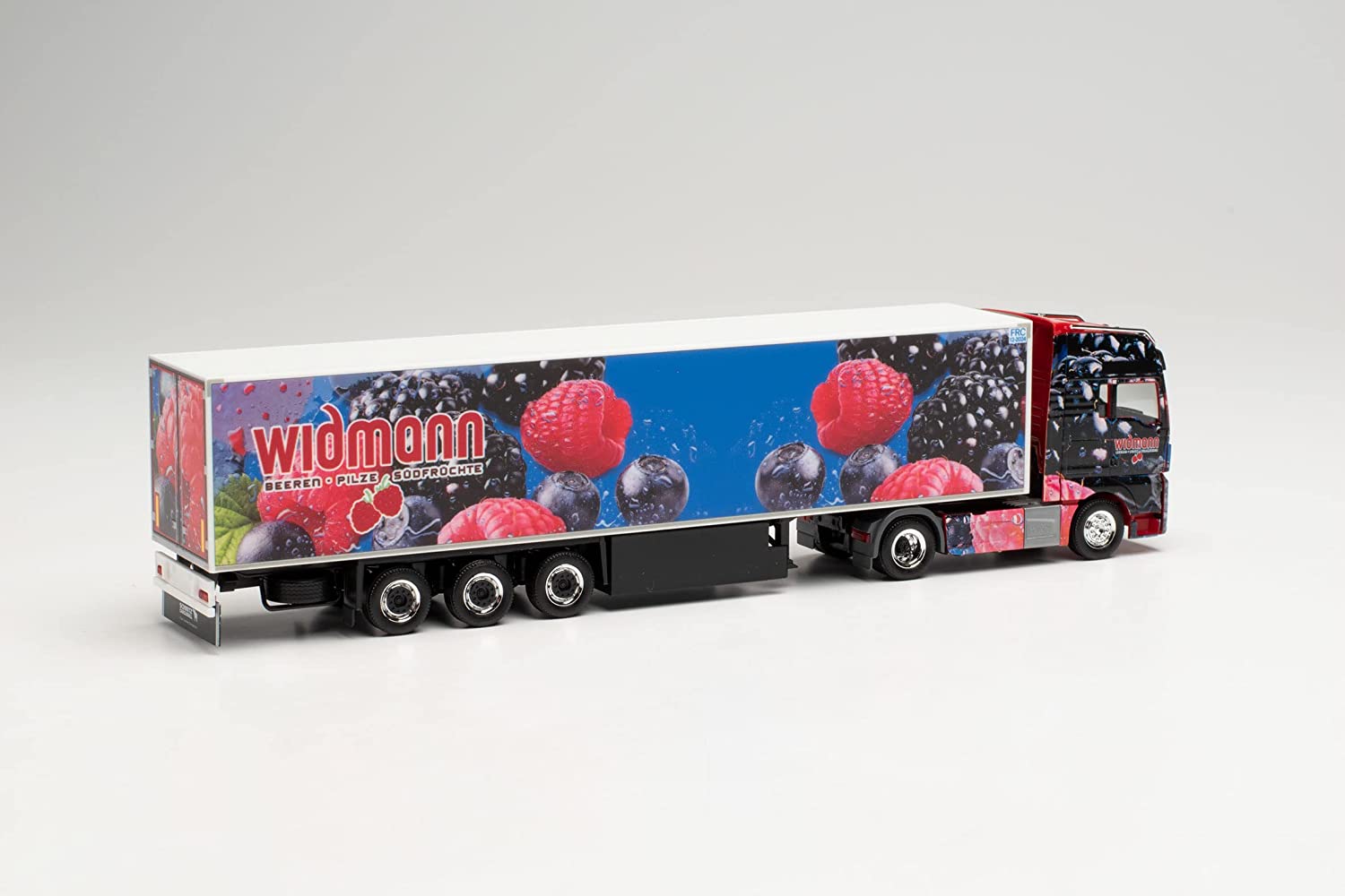 Herpa 313704 - MAN TGX XXL Euro 6c Kühlkoffer-Sattelzug - Früchte Widmann. 1:87
