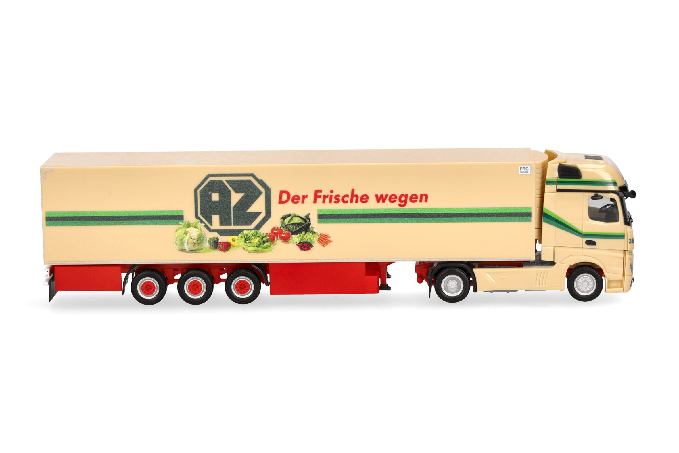 Herpa  318938 | MB Actros L 18 Gigaspace Kühlkoffer-Sattelzug | AZ Kempen | 1:87