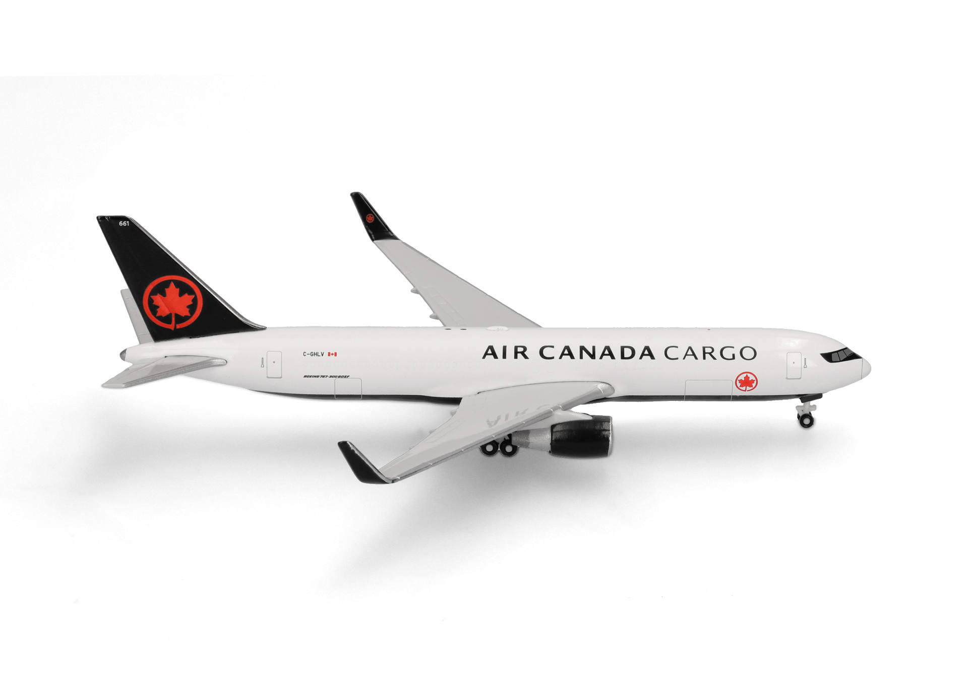 Herpa Wings 539210 | Air Canada Cargo | Boeing 767-300F | C-GHLV | 1:500