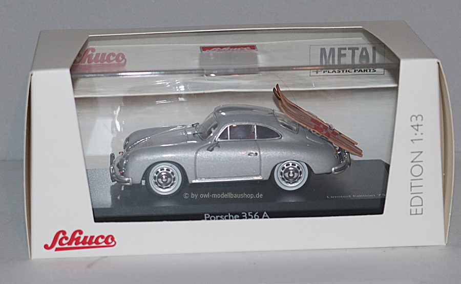 Schuco  450269000 | Porsche 356A | mit Wasserski | 1:43