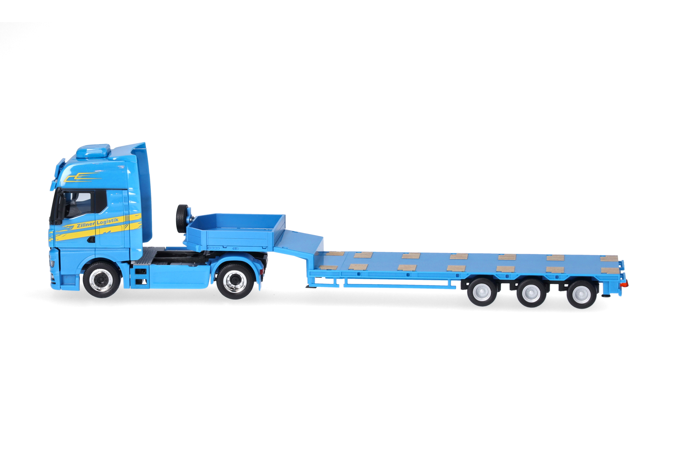 Herpa 320047 | MAN TGX GX | Semitieflader-Sattelzug | Zillner | 1:87