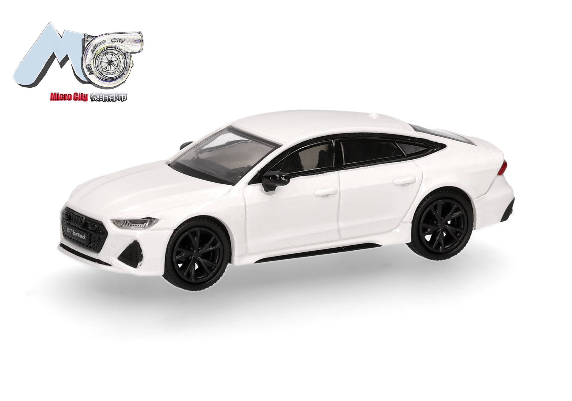 Herpa MicroCity 87MC000097 | Audi RS7 | weiß | 1:87