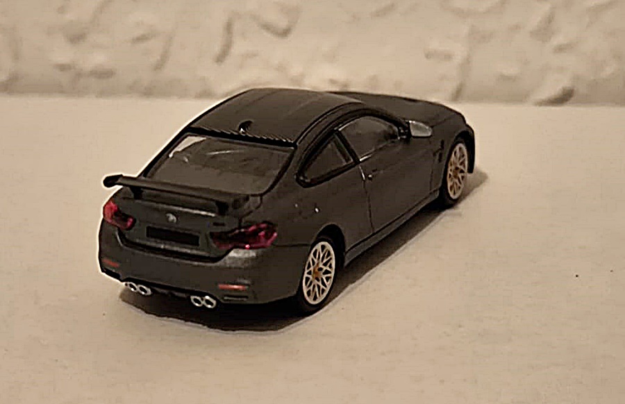 Minichamps 870027100 | BMW M4 GTS | 2016 | Matt Grey W/ Orange Wheels | 1:87