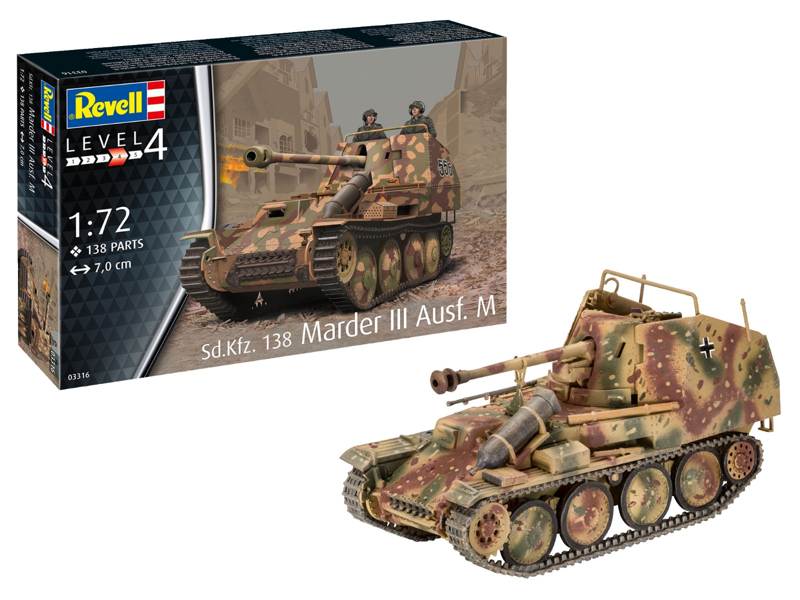 Revell 03316 - Sd.Kfz. 138 Marder III Ausf. M. 1:72