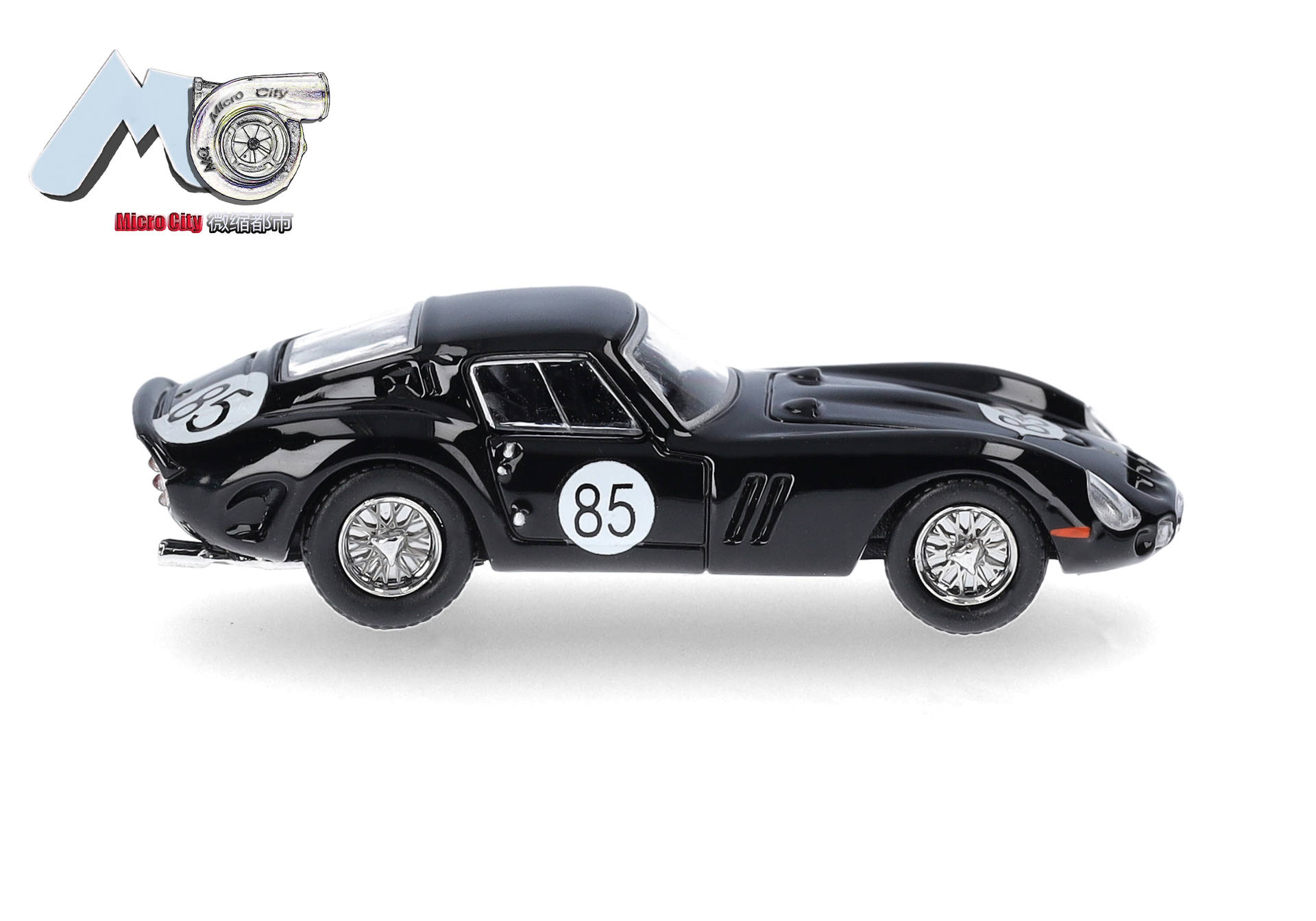 Herpa MicroCity 87MC000061 | Ferrari 250 GTO "85" | schwarz| 1:87