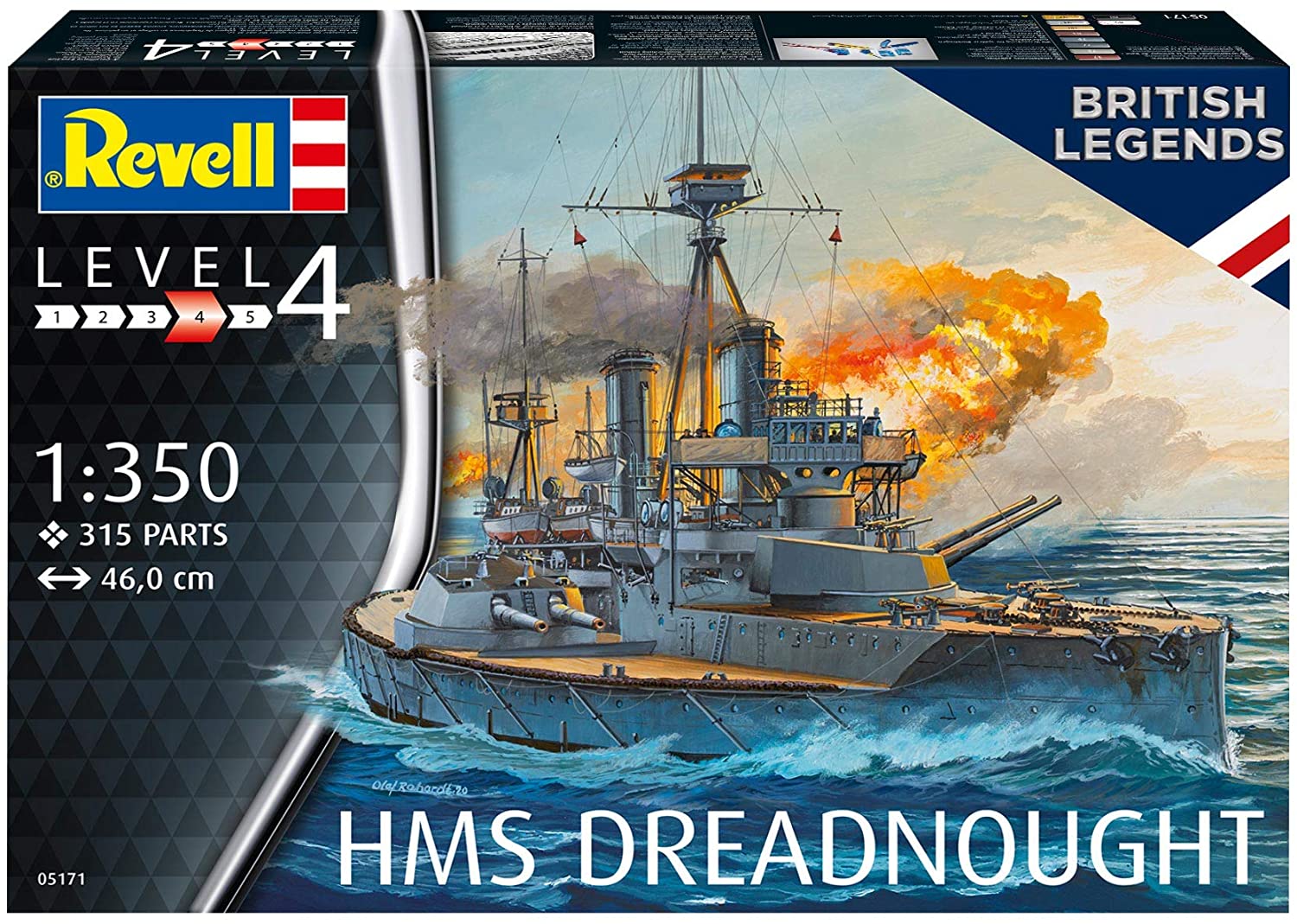 Revell 05171 - HMS Dreadnought. 1:350