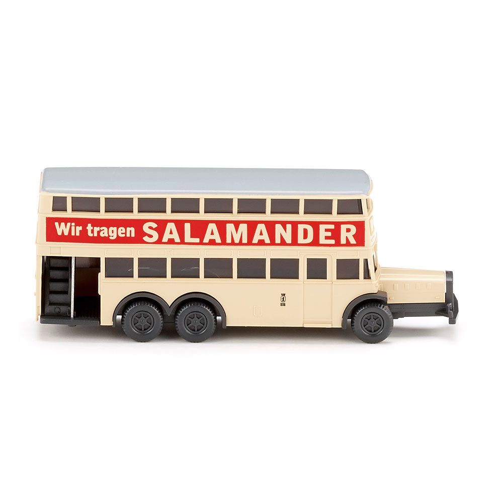 Wiking 097303 | Berliner Doppeldeckerbus D 38 | Salamander | Spur N | 1:160