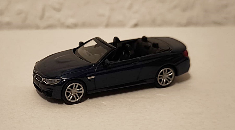Minichamps 870027232 | BMW M4 Cabrio | 2015 | Blau Metallic | 1:87