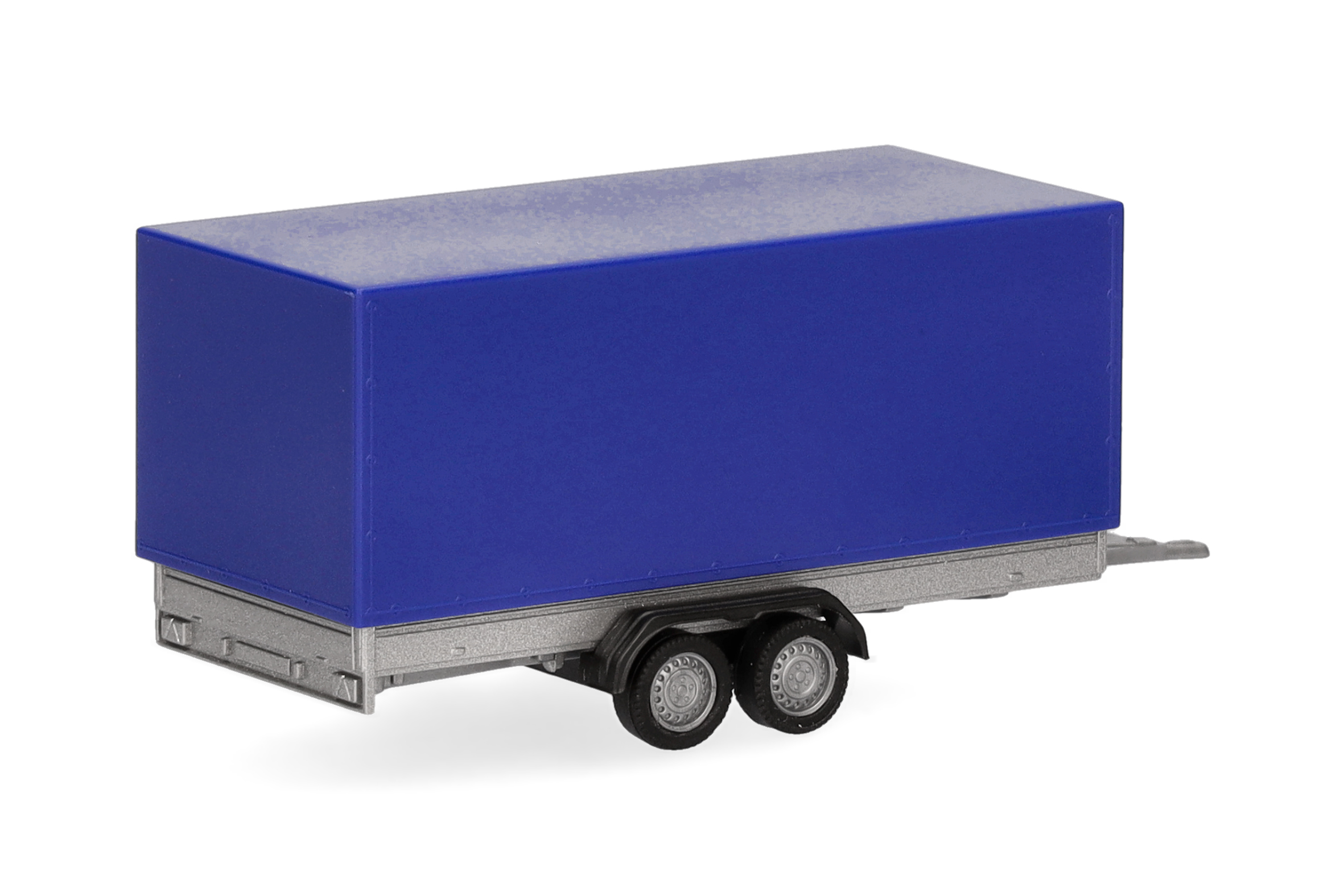 Herpa  052627-004 | PKW-Planenhänger 2-achs | ultramarinblau| 1:87