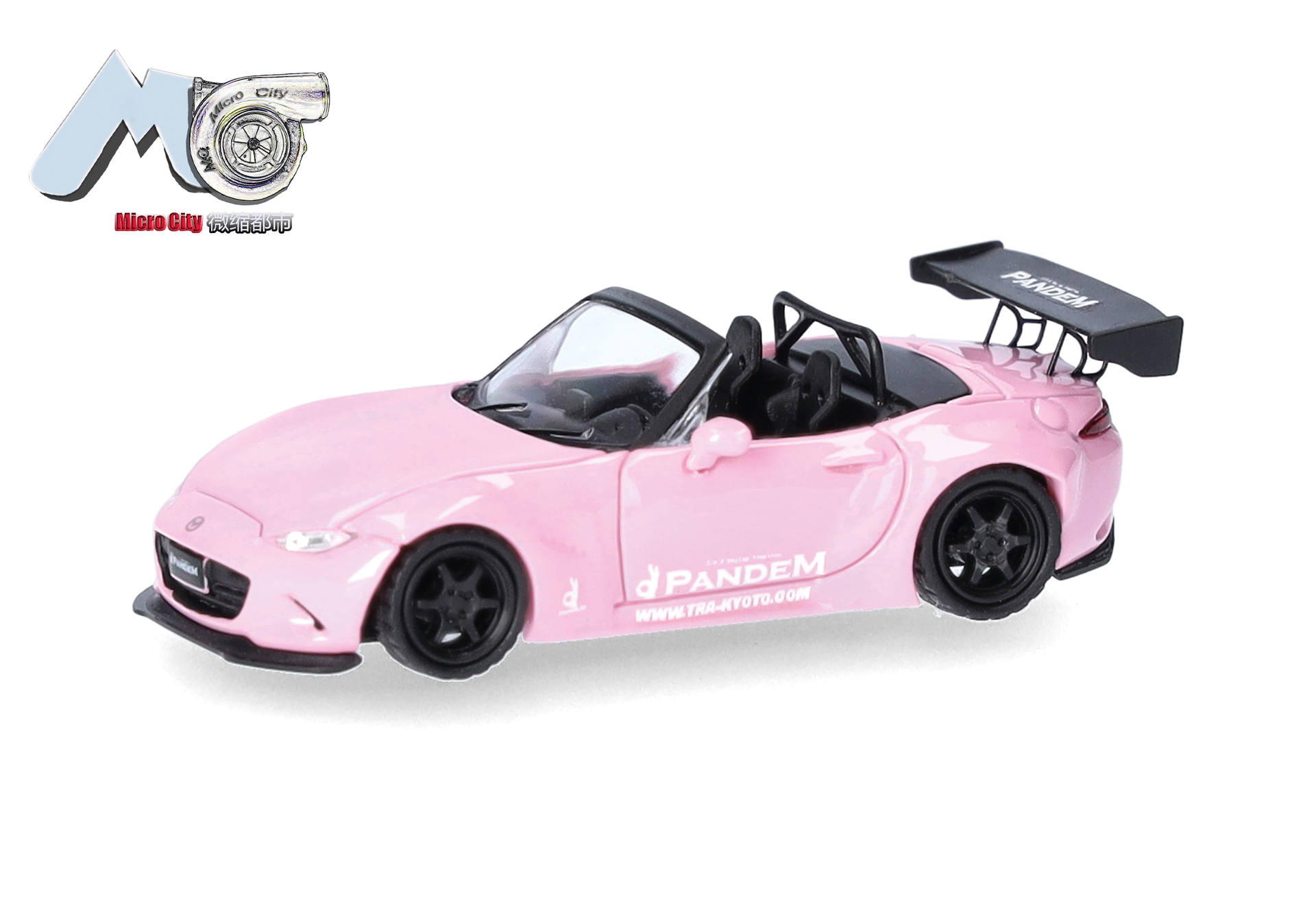 Herpa MicroCity 87MC000129 | Mazda MX-5 Rocket Bunny | pink | 1:87