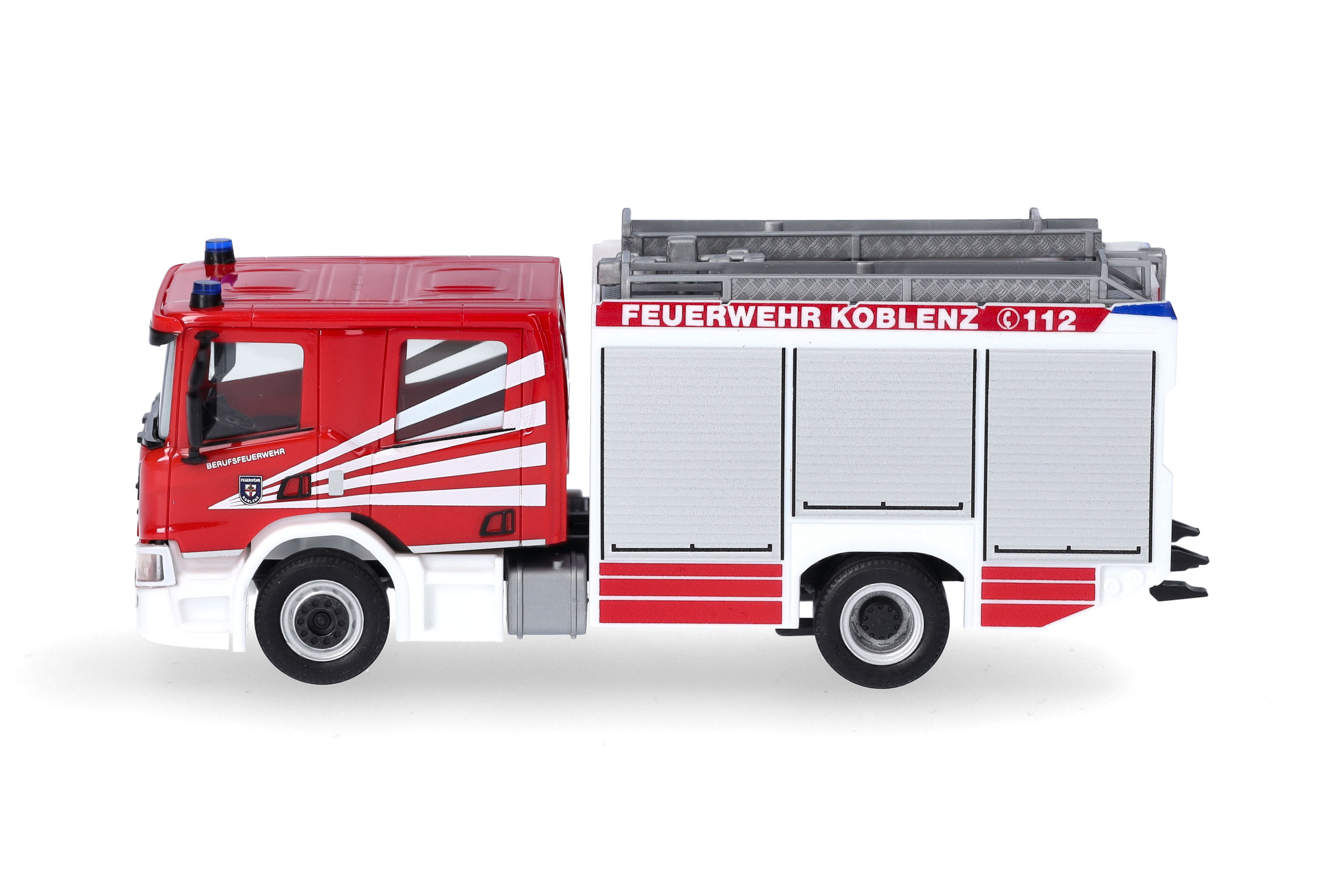 Herpa 098137 | Scania Crewcab CP28 Löschfahrzeug | Feuerwehr Koblenz | 1:87