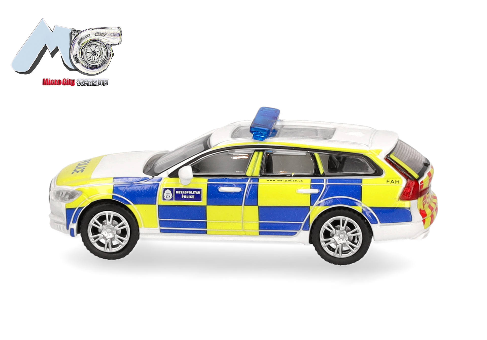 MicroCity 87MC000022 | Volvo V90 | Police UK (ab 2017) | 1:87