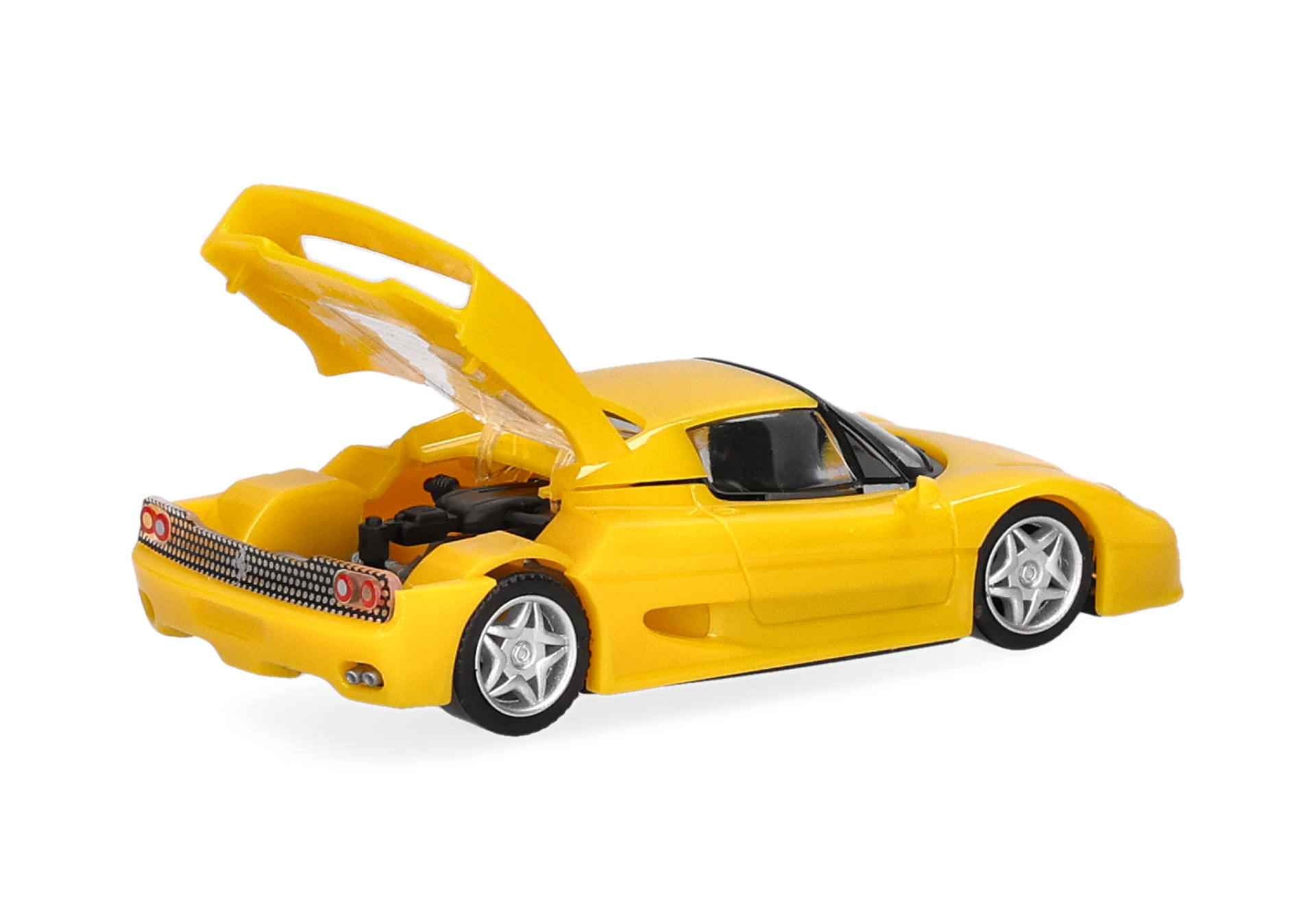 Herpa 025485-003 | Ferrari F50 (Motorabdeckung zum Öffnen) | gelb | 1:87
