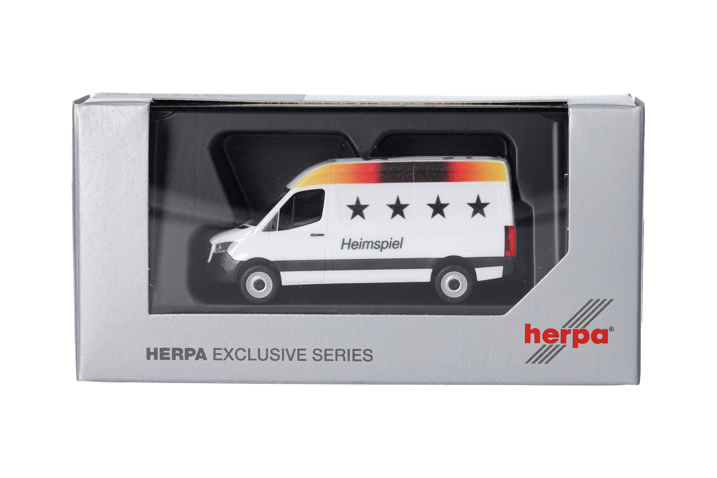 Herpa 958004 | MB Sprinter 18 Kasten Hochdach | Heimspiel (Express)| 1:87
