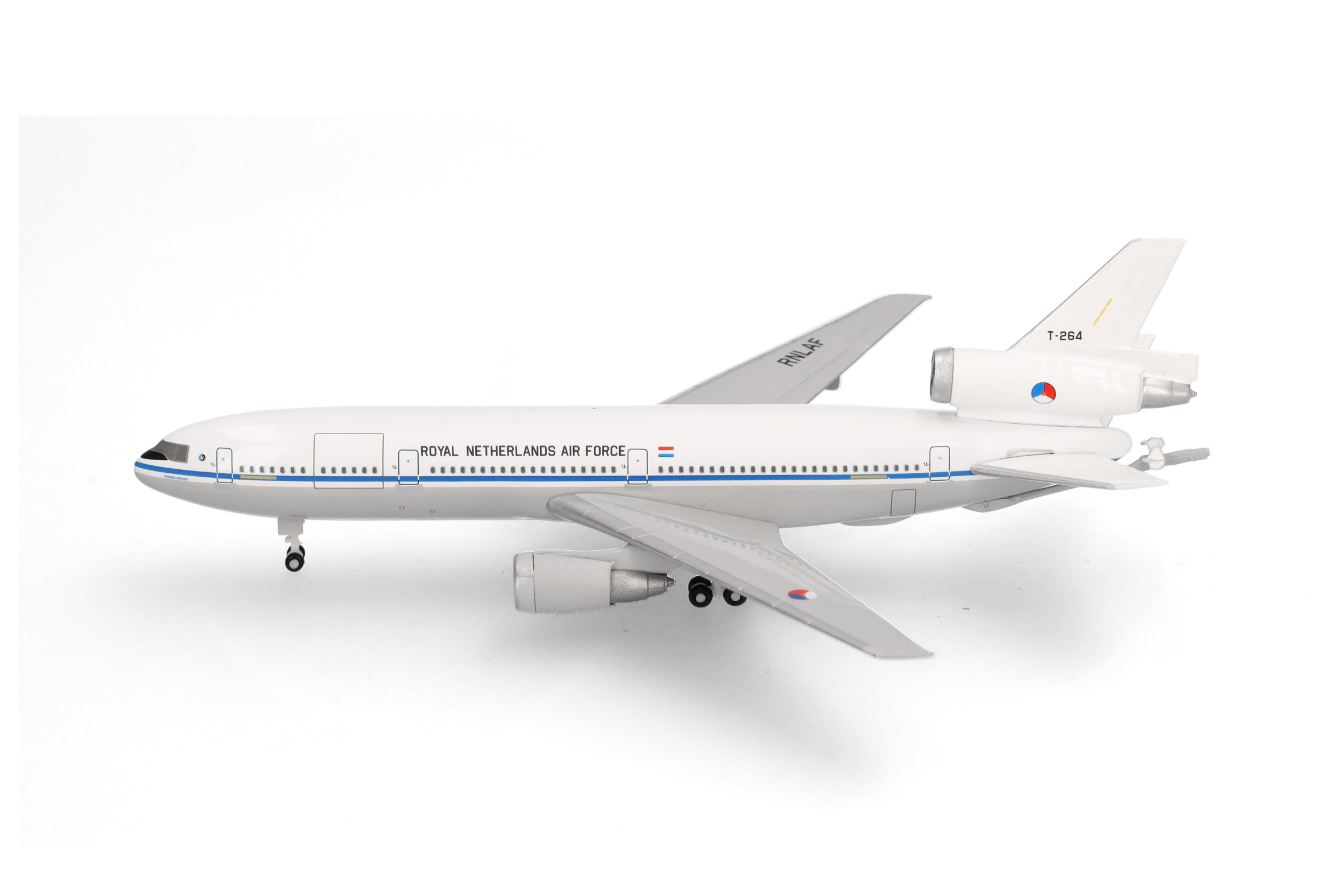 Herpa Wings 538374 | Royal Netherlands AF | Douglas KDC-10 Extender | 334 Sqn, Eindhoven AB - T-264 | Prins Bernhard | 1:500