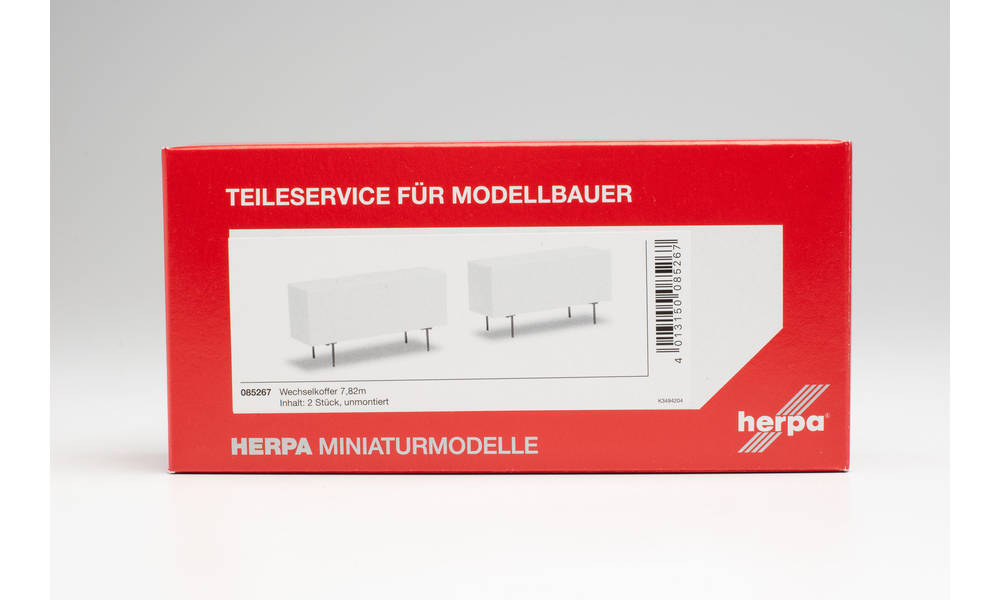 Herpa Zubehör 085267 - Wechselkoffer 7,82 m. 1:87