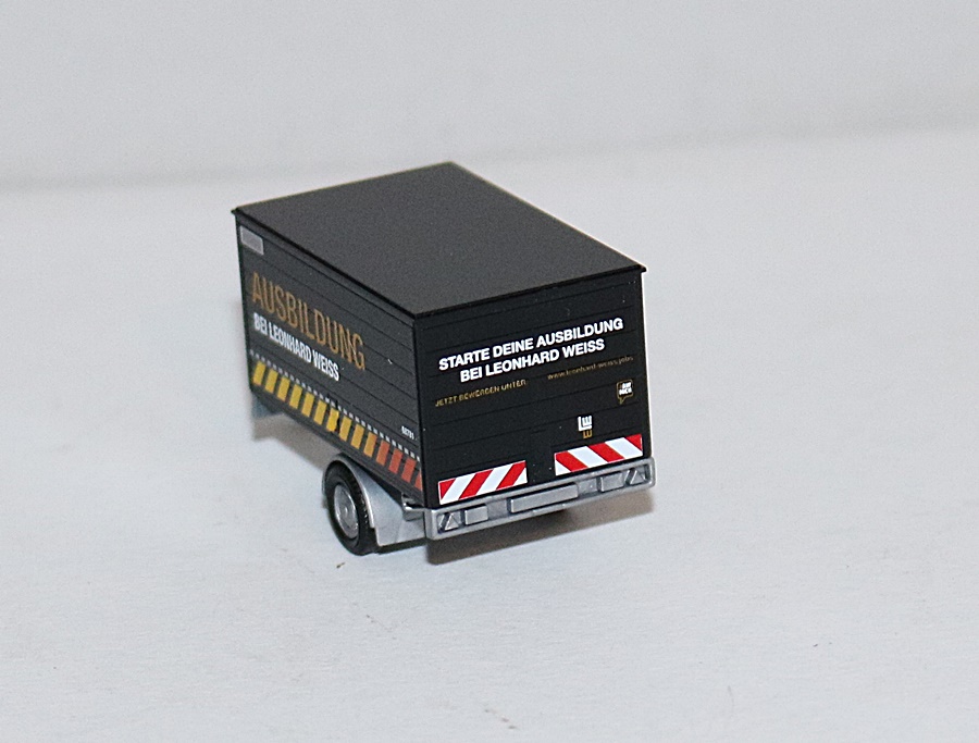 Herpa 952392 | Ausbildungsanhänger | Leonhard Weiss/Ausbildung | 1:87