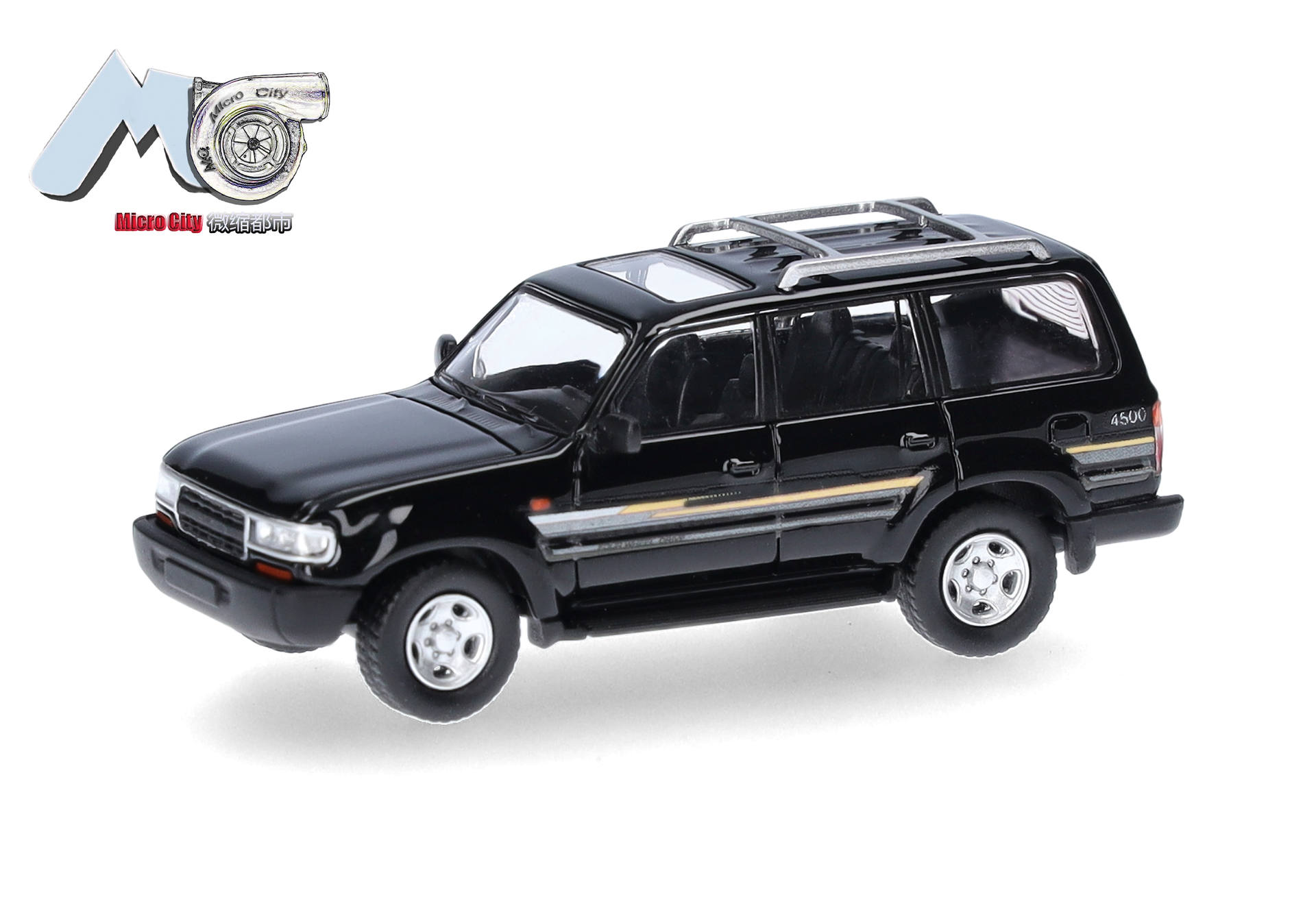 Herpa MicroCity 87MC000124 | Toyota Landcruiser 80 | schwarz | 1:87
