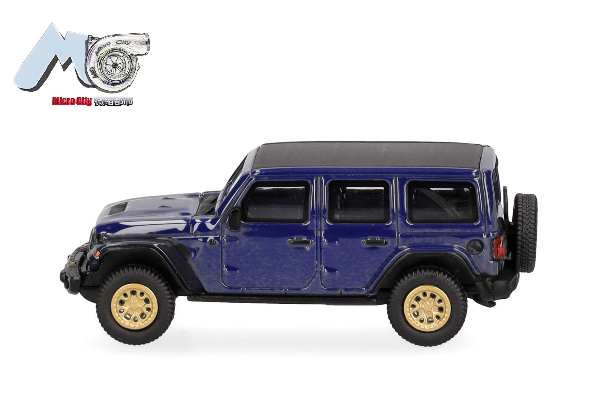 Herpa MicroCity 87MC000013 | Jeep Wrangler (ab 2017) | blau | 1:87